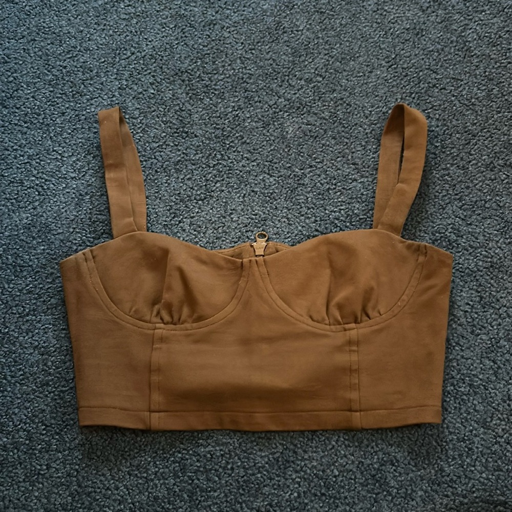 Urban outfitters brown corset